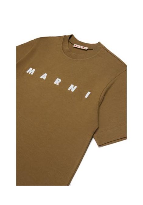 T-shirt con logo MARNI KIDS | M002MV M00RF0M721